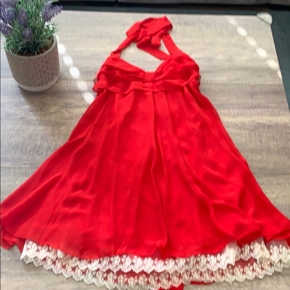 Johnny Martin red dress